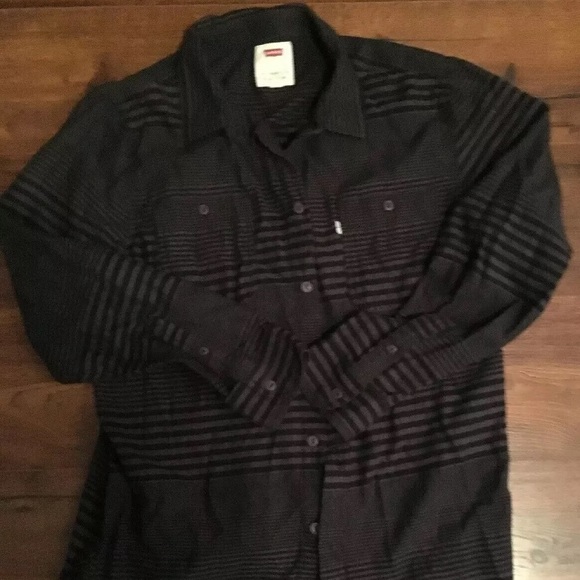 levis black shirt mens